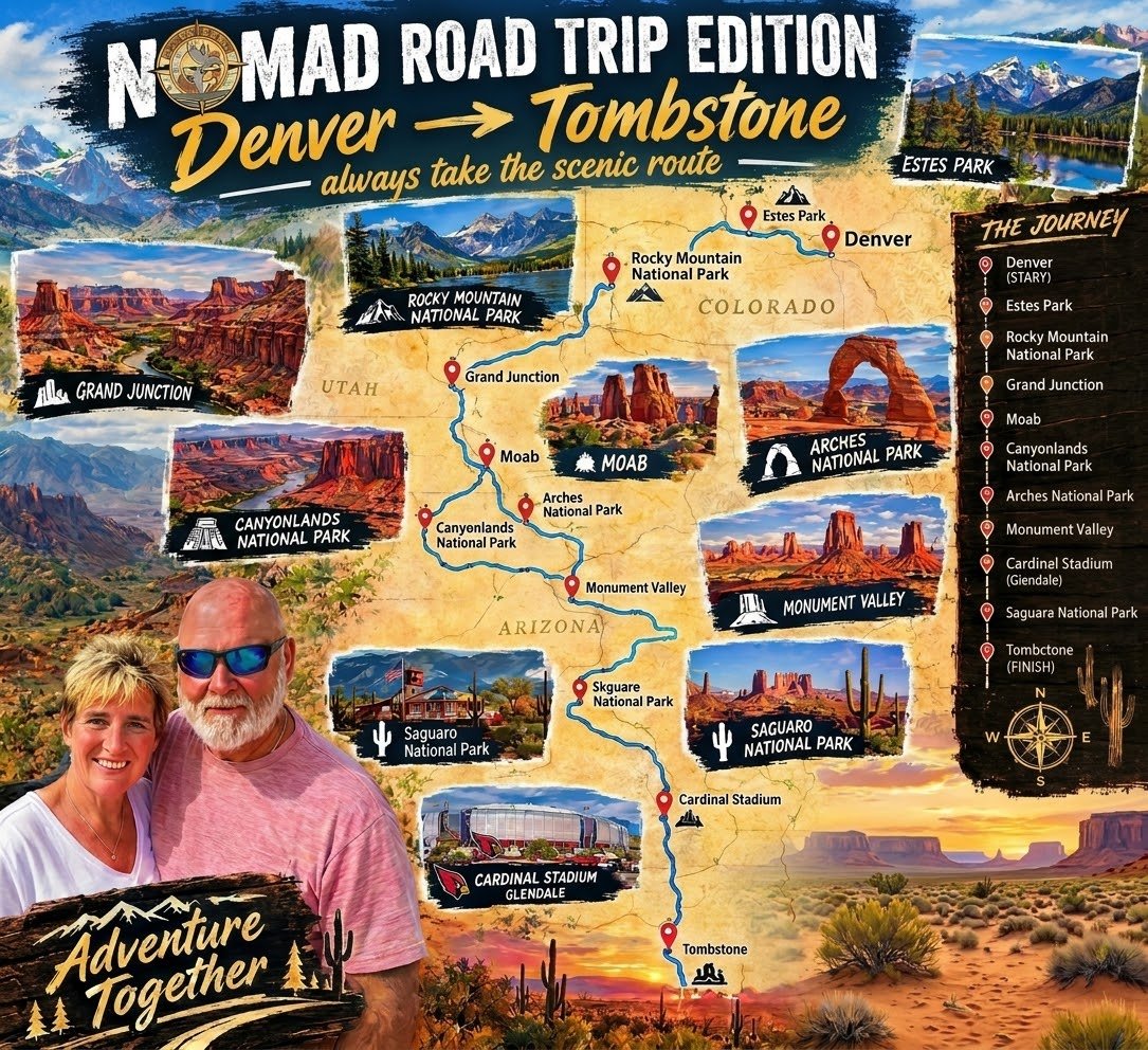 Southwest Road Trip to Lions Game